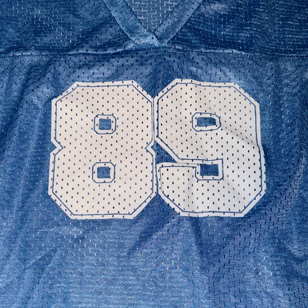 Blue Mesh Jersey with Number 89 - Picture 2 of 4